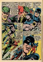 "JUSTICE LEAGUE OF AMERICA" #77 COMICS BOOK PAGE ART BY DICK DILLIN.