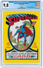 "SUPERMAN MASTERPIECE EDITION" #1 1999 CGC 9.8 NM/MINT.