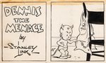 "TINY TIM" 1943 SUNDAY PAGE ORIGINAL ART BY STANLEY LINK.