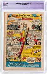 "SUPERMAN'S PAL JIMMY OLSEN" #1 SEPTEMBER-OCTOBER 1954 CGC RESTORED 6.5 MOD./EXT. (B-4) FINE+.