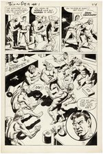 T.H.U.N.D.E.R. AGENTS #1 PG 24 COMIC BOOK PAGE ORIGINAL ART BY REED CRANDALL.