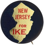EISENHOWER STATE SET INCLUDING SCARCE "NEW JERSEY FOR IKE" TOTAL OF 51 BUTTONS.