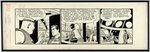SUPERMAN 1952 DAILY STRIP ORIGINAL ART BY WIN MORTIMER.