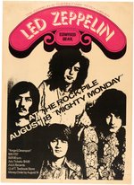 LED ZEPPELIN "THE ONLY WAY TO FLY HIGHER" AUG. 18, 1969 TORONTO, ONTARIO CONCERT POSTER.