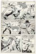 RAWHIDE KID ISSUE #87 PAGE 19 ORIGINAL ART BY LARRY LIEBER.