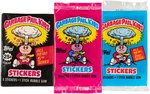 TOPPS GARBAGE PAIL KIDS STICKERS UNOPENED PACKS LOT OF 36 UK AND US ISSUES INCLUDING FIRST SERIES.