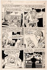 TALES OF SUSPENSE #77 CAPTAIN AMERICA COMIC BOOK PAGE ORIGINAL ART BY JACK KIRBY, JOHN ROMITA & FRANK GIACOIA (FIRST PEGGY CARTER).