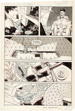 SILVERHAWKS #5 COMIC BOOK PAGE ORIGINAL ART BY MIKE WITHERBY.
