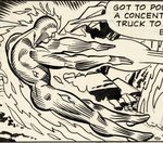 MARVEL TEAM-UP #18 COMIC BOOK PAGE ORIGINAL ART BY GIL KANE.