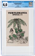 TURTLEMANIA SPECIAL #1 1986 CGC 4.0 VG (SILVER EDITION) SIGNED BY KEVIN EASTMAN & PETER LAIRD.
