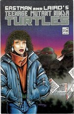 TEENAGE MUTANT NINJA TURTLES #11 COMIC BOOK PAGE ORIGINAL ART BY KEVIN EASTMAN & PETER LAIRD.