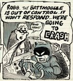 DRAG CARTOONS #26 BATMAN & ROBIN SPOOF COMPLETE COMIC STORY ORIGINAL ART BY PETE MILLAR.
