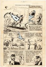 20,000 LEAGUES UNDER THE SEA COMPLETE STORY ORIGINAL ART FOR SPANISH COMIC BOOK BY JAIME BROCAL REMOHÍ.