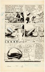 MAGNUS, ROBOT FIGHTER #9 THE ALIENS COMPLETE COMIC STORY ORIGINAL ART BY RUSS MANNING.