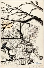 FORBIDDEN WORLDS #140 COMIC BOOK COVER ORIGINAL ART BY KURT SCHAFFENBERGER.