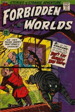 FORBIDDEN WORLDS #140 COMIC BOOK COVER ORIGINAL ART BY KURT SCHAFFENBERGER.