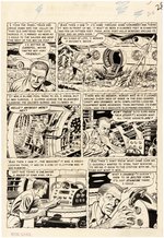 WEIRD SCIENCE #18 COMIC BOOK PAGE ORIGINAL ART BY JOE ORLANDO.