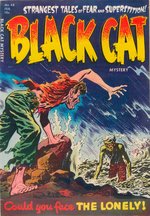 BLACK CAT MYSTERY #48 "DREAM... OR NIGHTMARE?" COMIC STORY ORIGINAL ART BY BOB POWELL.