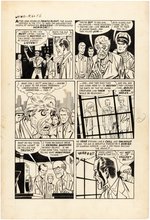 WITCHES TALES #17 COMPLETE COMIC BOOK STORY ORIGINAL ART BY MOE MARCUS.