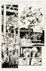 MARVEL UNIVERSE #2 COMIC BOOK PAGE ORIGINAL ART BY STEVE EPTING.