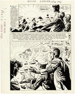 OUTER LIMITS #1 COMPLETE COMIC BOOK ORIGINAL ART BY JACK SPARLING.