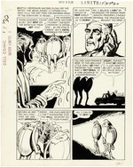 OUTER LIMITS #1 COMPLETE COMIC BOOK ORIGINAL ART BY JACK SPARLING.