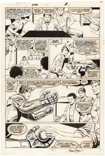 SPITFIRE AND THE TROUBLESHOOTERS #2 COMIC BOOK PAGE ORIGINAL ART PAIR BY HERB TRIMPE.