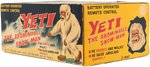 MARX YETI - THE ABOMINABLE SNOW MAN BOXED BATTERY-OPERATED REMOTE CONTROL TOY.
