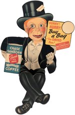 CHARLIE McCARTHY/CHASE AND SANBORN COFFEE ADVERTISING STORE DISPLAY.