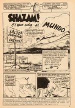 SHAZAM #11 SPANISH COMIC BOOK COVER ORIGINAL ART BY LÓPEZ ESPÍ.