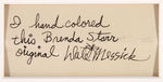 DALE MESSICK “BRENDA STARR REPORTER” 1956 HAND COLORED SUNDAY PAGE ORIGINAL ART.