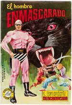 THE PHANTOM "EL HOMBRE ENMASCARADO" #38 SPANISH COMIC BOOK COVER ORIGINAL ART BY ANDRES.