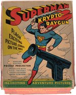 SUPERMAN KRYPTO-RAYGUN/PROJECTOR BOXED DAISY SET.