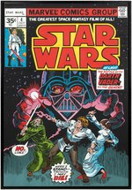 STAR WARS #4 MARVEL COMIC BOOK COVER RECREATION PAINTING ORIGINAL ART BY NICOLE PETRILLO.