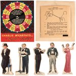 CHARLIE McCARTHY EXTENSIVE LOT OF CLASSIC ITEMS INCLUDING PREMIUMS.