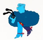 THE BEATLES - YELLOW SUBMARINE CHIEF BLUE MEANIE ANIMATION CEL.