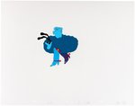 THE BEATLES - YELLOW SUBMARINE CHIEF BLUE MEANIE ANIMATION CEL.