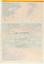 ROSE #1 COMIC BOOK PAGE ORIGINAL ART BY CHARLES VESS.