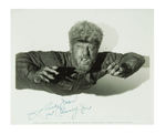 "THE WOLF MAN" LON CHANEY, JR. SIGNED PHOTO.