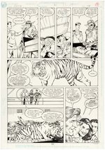 GREEN LANTERN CORPS QUARTERLY #2 COMIC BOOK PAGE ORIGINAL ART BY DUSTY ABELL.
