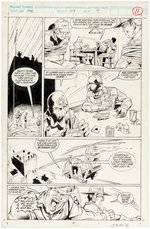 G.I. JOE #127 COMIC BOOK PAGE ORIGINAL ART BY ANDREW WILDMAN.