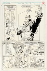 G.I. JOE #127 COMIC BOOK PAGE ORIGINAL ART BY ANDREW WILDMAN.