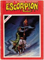 ESCORPION #64 SPANISH HORROR COMIC BOOK STORY ORIGINAL ART.