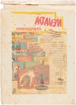 RED RYDER #50 BRAZILIAN "NEVADA" COMIC BOOK COVER ORIGINAL ART.
