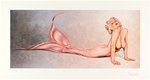 OLIVIA DE BERARDINIS SIGNED STARFISH LIMITED EDITION LITHOGRAPH.