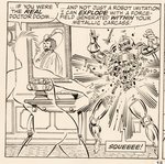 FANTASTIC FOUR #287 COMIC BOOK PAGE ORIGINAL ART BY JOHN BYRNE & JOE SINNOTT.