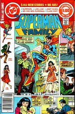 SUPERMAN FAMILY #210 COMIC BOOK PAGE ORIGINAL ART BY KURT SCHAFFENBERGER.
