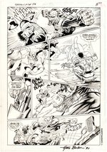 SHOWCASE 93 #7 COMIC BOOK PAGE ORIGINAL ART BY GARY BARKER (PEACEMAKER).