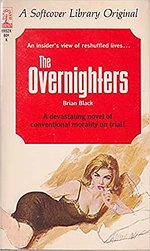 ROBERT MCGINNIS SHAYNE/THE OVERNIGHTERS PAPERBACK COVER ORIGINAL ART.