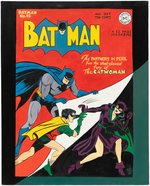 BATMAN #42 COMIC BOOK COVER RECREATION ORIGINAL ART BY MICHAEL MILES.